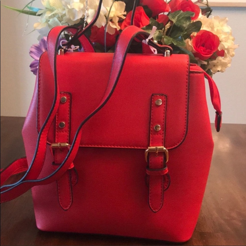 Backpack vegan la Tierra fashion reds